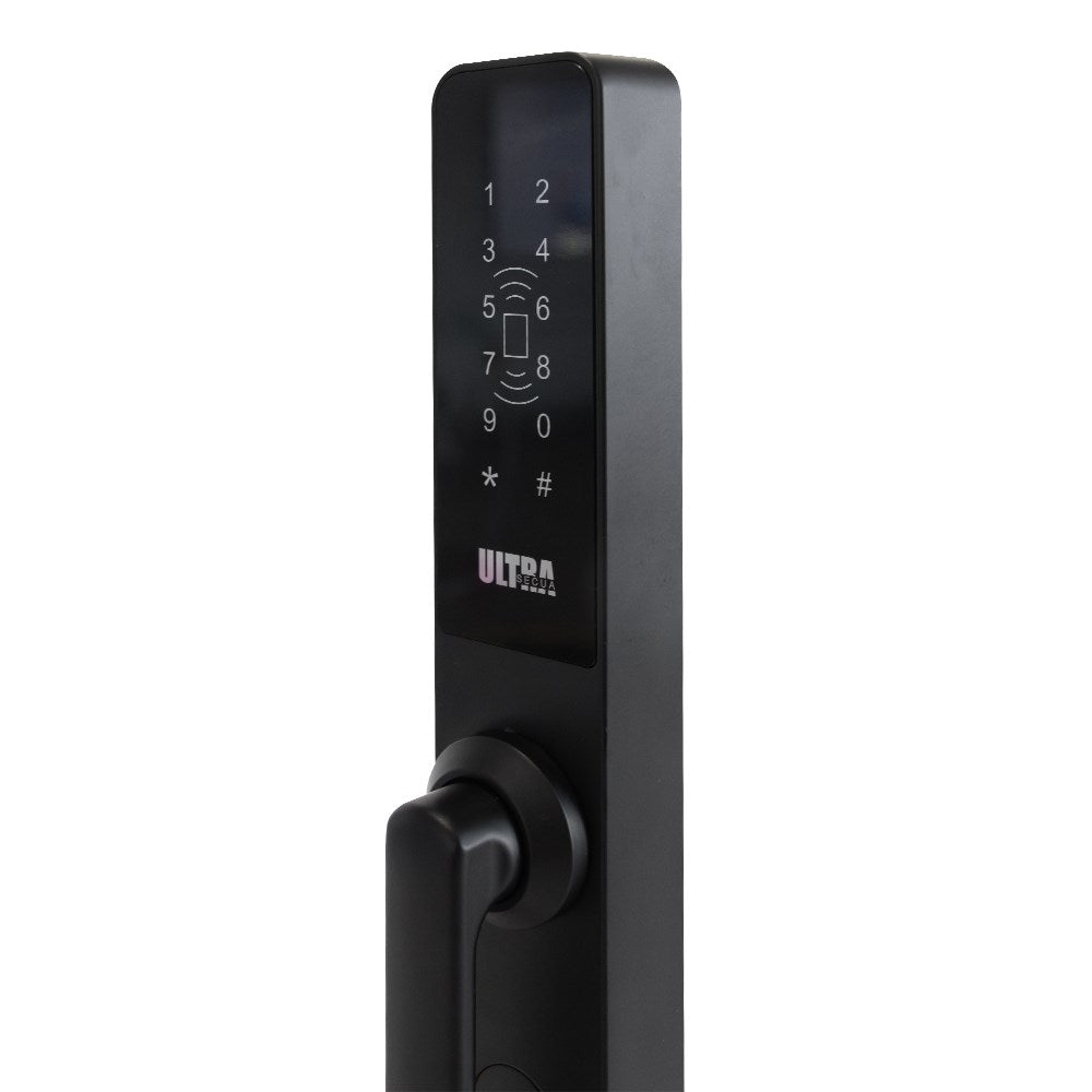 McGrath Ultra-Secua Digital Lock, Suits Common Screen Doors, Black Finish And Supplied With Lock Body - IP66 Rating