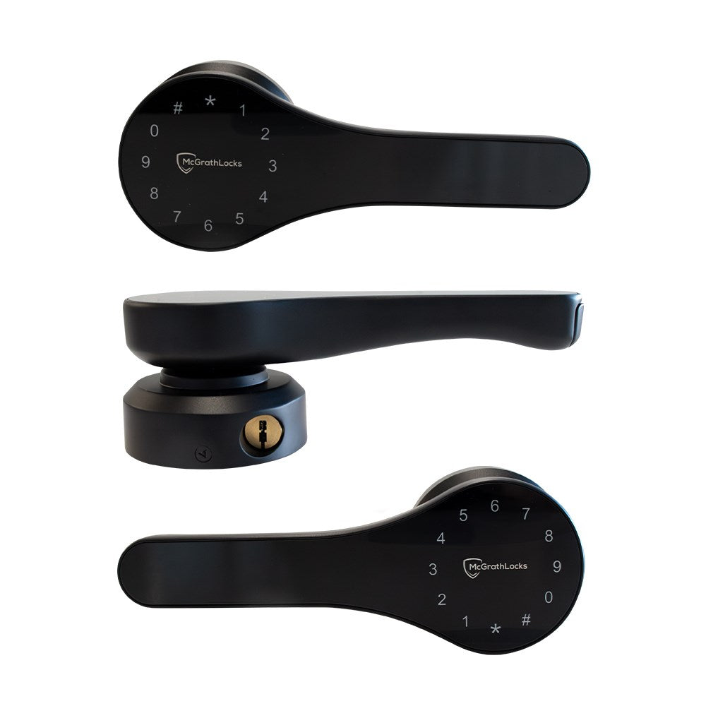 McGrath Ascot Digital Lock, Double Sided to suit Gate Installation, IP66 rating, with 60mm Backset Tubular Latch