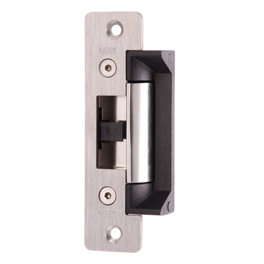LOX ES10M Electric Strike 12 or 24VDC Monitored 4 Hour Fire Rated - ES10M