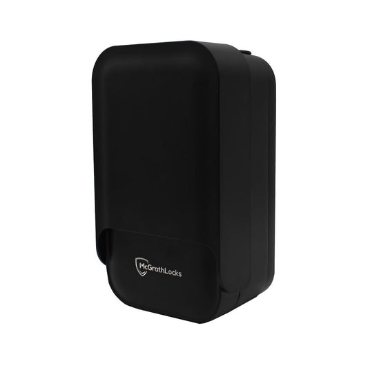 McGrath Locks Key Safe with Fingerprint, Pincode, RFID, BLE and Key Override, Black Finish